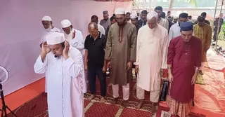 সৌদির সঙ্গে মিল রেখে মৌলভীবাজারে ঈদ উদযাপন